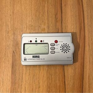 KORG Guitar Bass Tuner GA-30 Tested Works Digital Portable